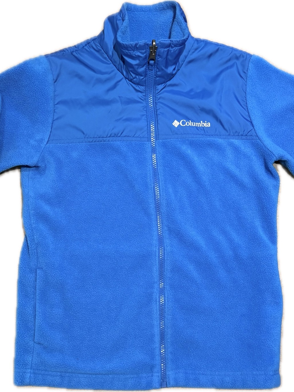 Columbia Kids Royal Blue Full-Zip Fleece | Kids Size Medium (10-12)